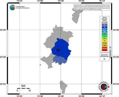 Mappa MCS - territori comuni
