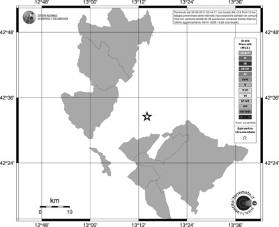 Mappa MCS - territori comuni