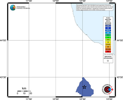 Mappa MCS - territori comuni