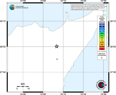 Mappa EMS - territori località