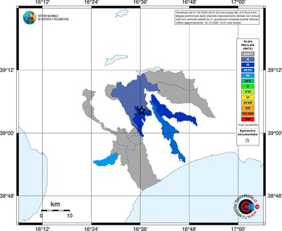 Mappa MCS - territori comuni