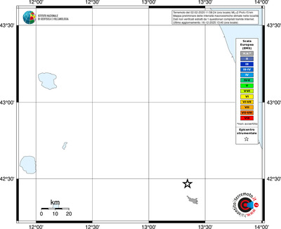 Mappa EMS - territori località