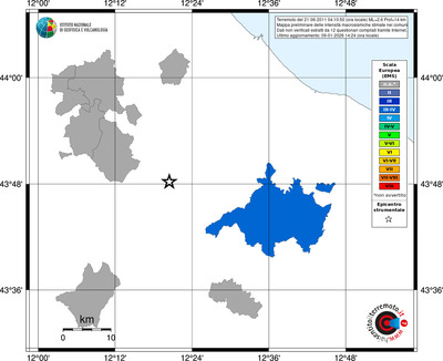 Mappa EMS - territori comuni