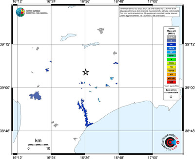 Mappa MCS - territori località