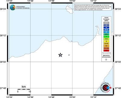 Mappa EMS - territori località