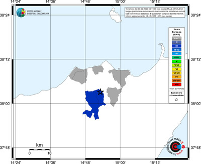 Mappa EMS - territori comuni