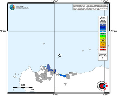 Mappa EMS - territori comuni