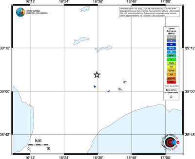 Mappa EMS - territori località