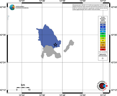 Mappa EMS - territori comuni