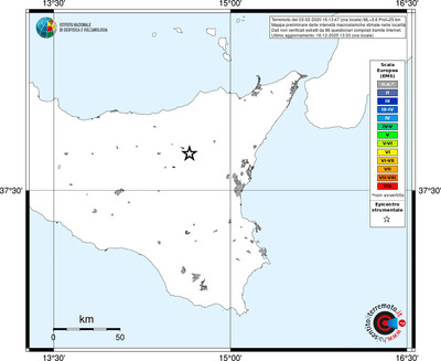 Mappa EMS - territori località