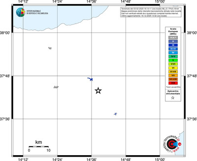 Mappa EMS - territori località