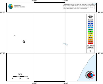 Mappa MCS - territori località