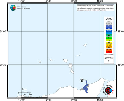 Mappa MCS - territori comuni
