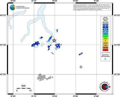 Mappa MCS - territori località