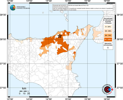 Mappa territorio comunale con almeno 3 questionari