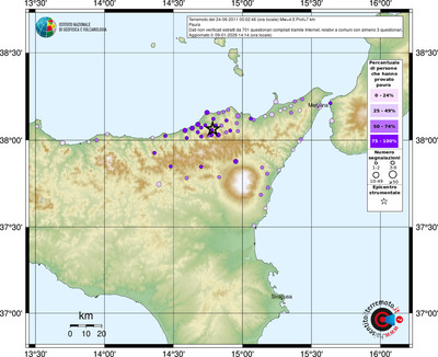 Mappa comuni con almeno 3 questionari