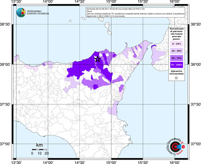 Mappa territorio comunale con almeno 3 questionari