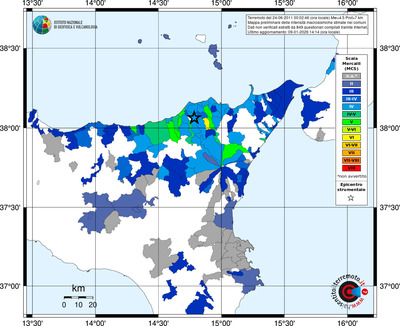 Mappa MCS - territori comuni