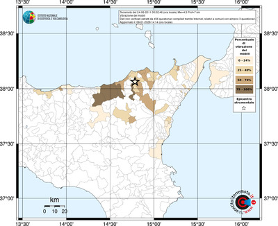 Mappa territorio comunale con almeno 3 questionari