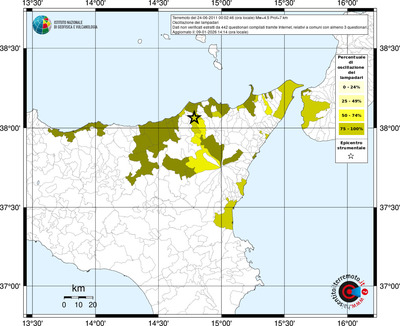 Mappa territorio comunale con almeno 3 questionari