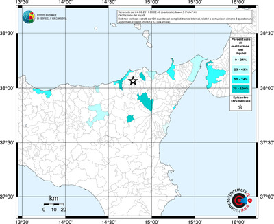 Mappa territorio comunale con almeno 3 questionari