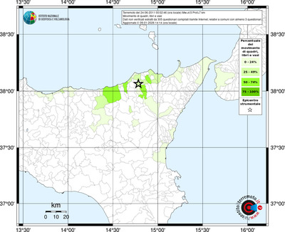 Mappa territorio comunale con almeno 3 questionari