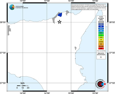 Mappa EMS - territori comuni