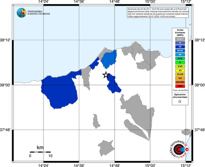 Mappa EMS - territori comuni