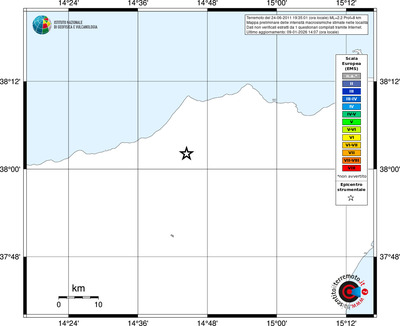 Mappa EMS - territori località