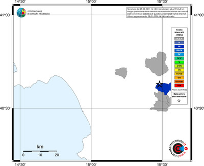 Mappa MCS - territori comuni