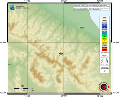 Mappa EMS - località