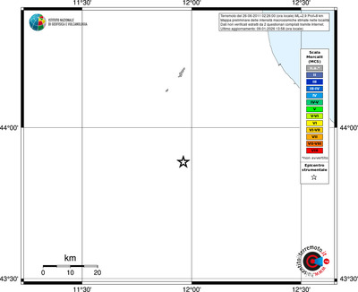 Mappa MCS - territori località