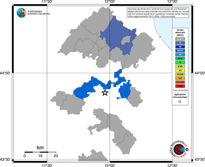 Mappa MCS - territori comuni