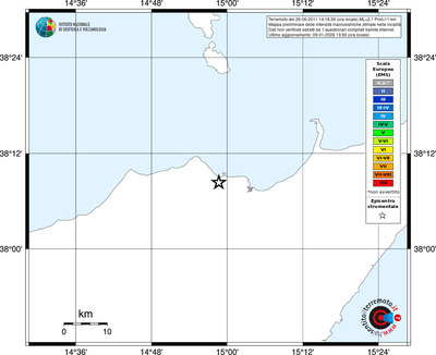 Mappa EMS - territori località
