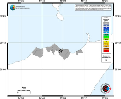 Mappa EMS - territori comuni