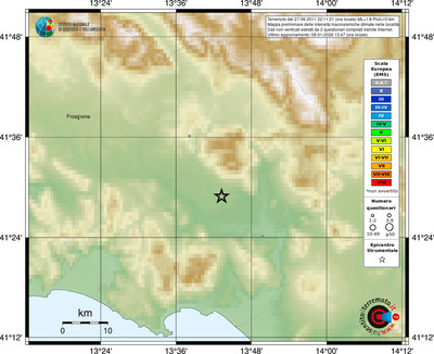 Mappa EMS - località