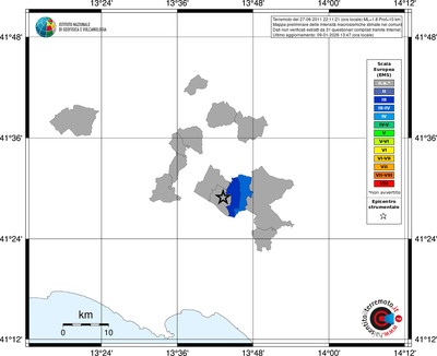 Mappa EMS - territori comuni