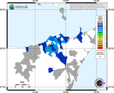 Mappa EMS - territori comuni