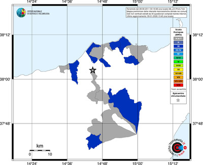 Mappa EMS - territori comuni