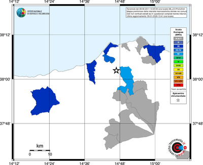 Mappa EMS - territori comuni