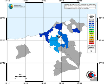 Mappa EMS - territori comuni