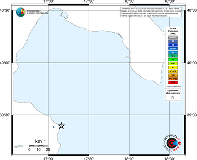 Mappa EMS - territori località