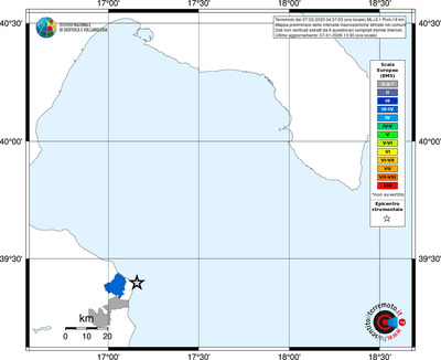Mappa EMS - territori comuni