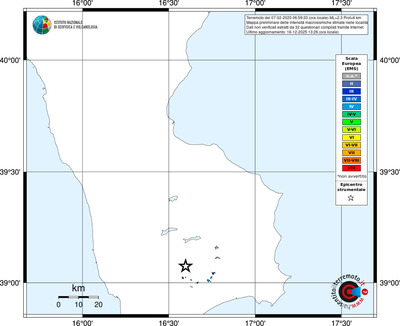 Mappa EMS - territori località