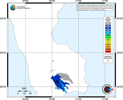 Mappa EMS - territori comuni
