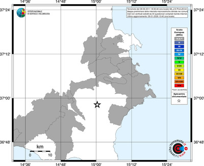 Mappa EMS - territori comuni