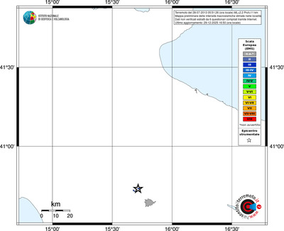 Mappa EMS - territori località