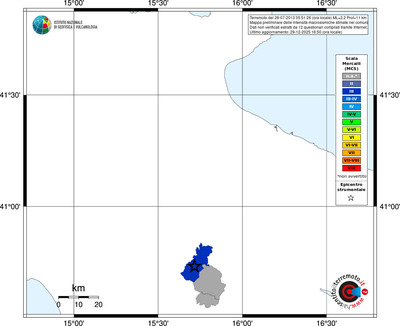 Mappa MCS - territori comuni
