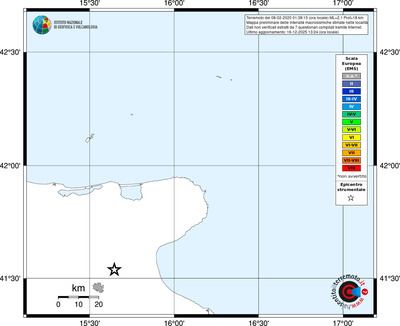 Mappa EMS - territori località