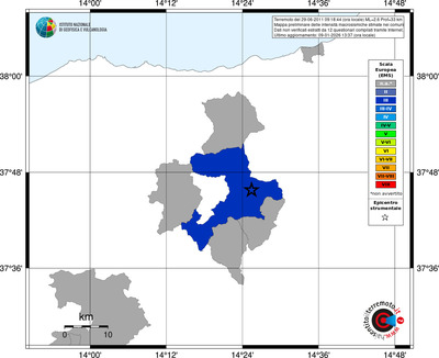 Mappa EMS - territori comuni